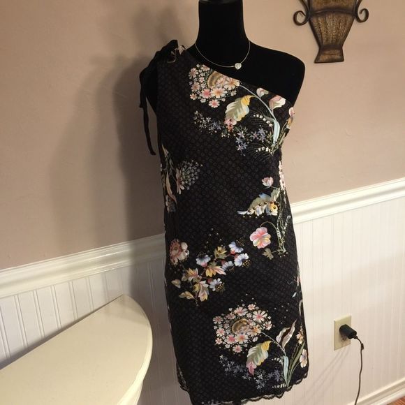 ANTHROPOLOGIE Ashbury one-shoulder dress by Maeve - Picture 5 of 8